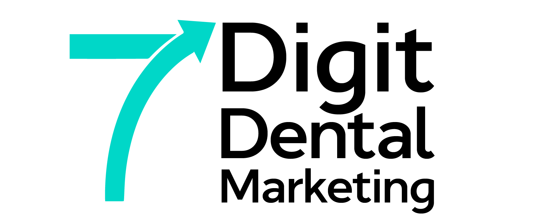 7 digit dental marketing logo