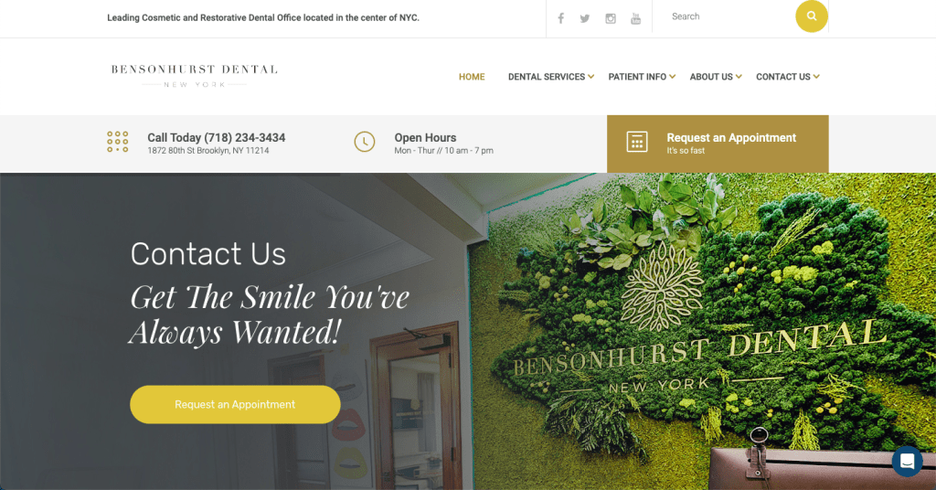 dentist seo website